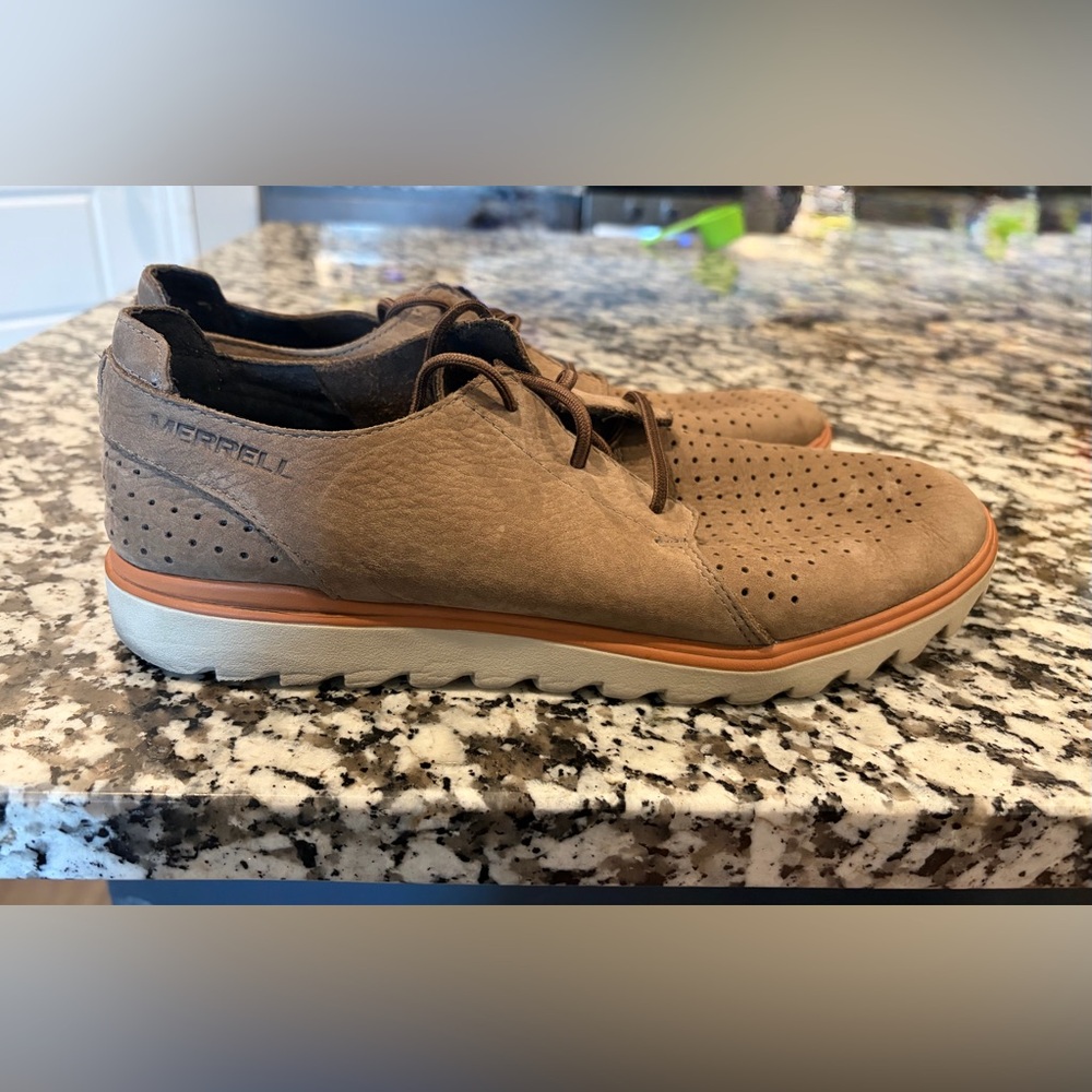 Merrell Men’s Downtown Sunsill Lace-Up Casual Shoes Brown
